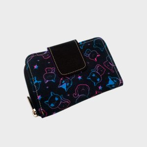 billetera monedero allcats neon