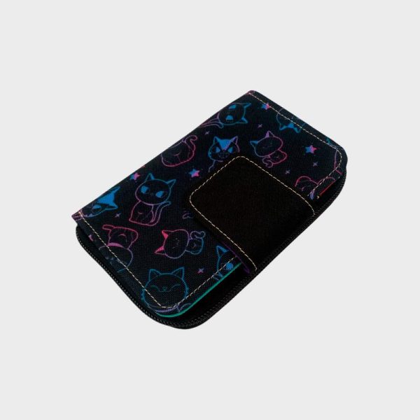 billetera monedero allcats neon