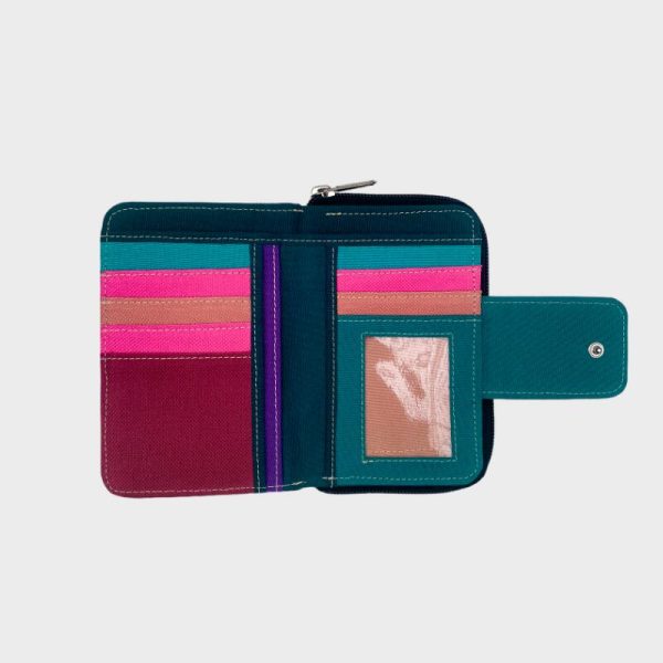 billetera monedero allcats neon interior
