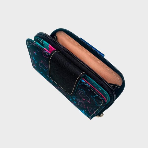billetera monedero allcats neon monedero