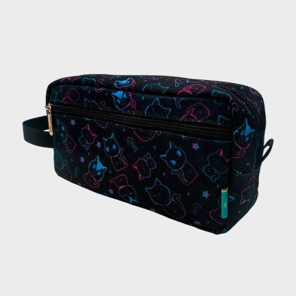 cartuchera grande allcats neon