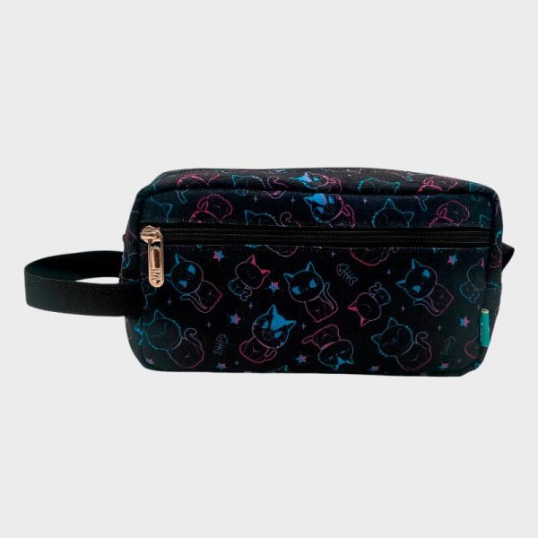 cartuchera grande allcats neon