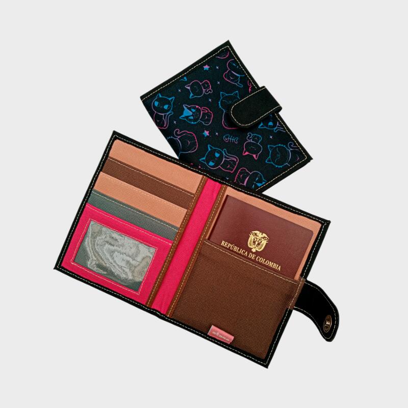 portapasaporte allcats neon