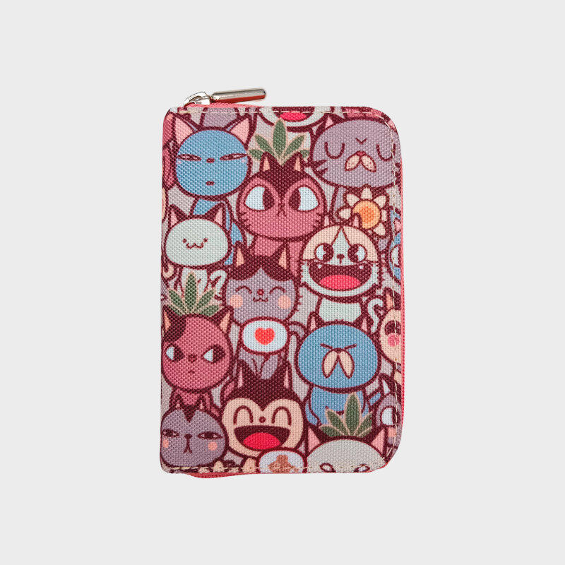 portadocumentos de cremallera allcats neon