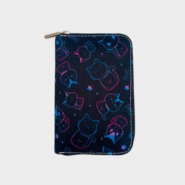 portadocumentos de cremallera allcats neon
