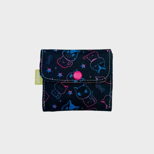 tarjetero monedero allcats neon