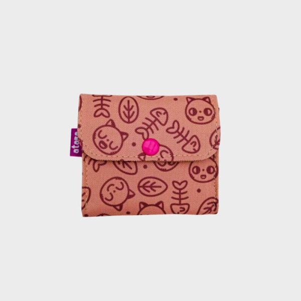 tarjetero monedero minicat tx salmon